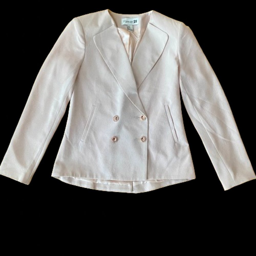 Forever 21 Light Pink Blazer - Size Medium